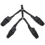 Black Waterproof Adjustable Dog Shoes