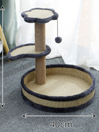 Cat Scratching Post with Cat Bed and Toy