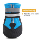 DiWater-Resistant Dog Boots For Medium Large Dogs,Non-Slip Dog Shoes For Winter Snow,Lightweight Paw Protector For Cold Pavement,Soft Dog Booties For Outdoor Walking Indoor Hardfloors