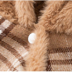 Two-piece Set Of Dog Clothes For Winter Warmth, Small Dog Teddy Bichon Frise Warm Cotton Coat Skirt, Cat Pet Clothes