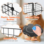 2Tier Cat Cage Playpen Indoor Pet Enclosures Kitten Kennel House Detachable Cat Crate with Climbing Ladder 2 Doors for 1-2 Cats for Ferret Squirrel Sm
