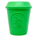 Coffee Cup Rubber Dog Chew Toy for Power Chewers | Treat Dispenser | USA Made