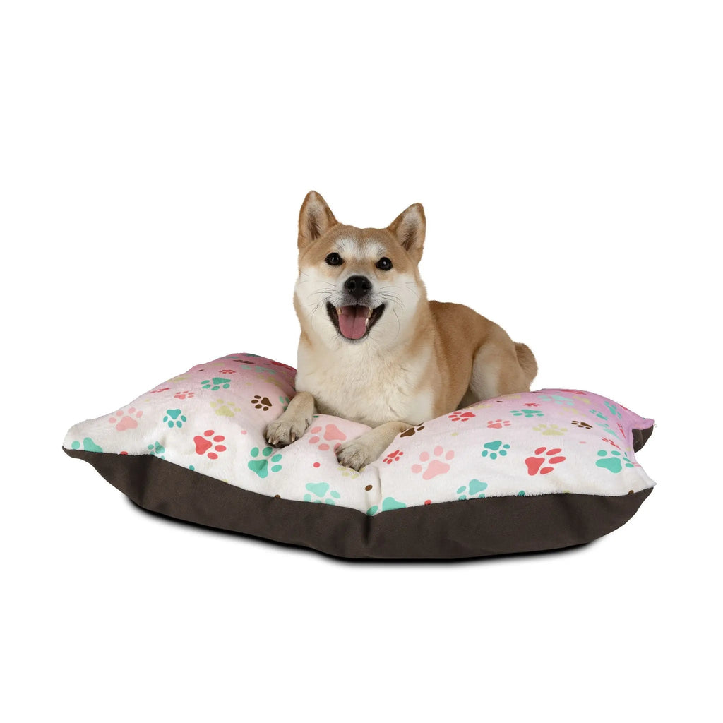 Confetti Paws — Playful Paw Print Pet Bed