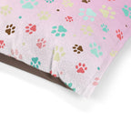 Confetti Paws — Playful Paw Print Pet Bed