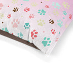 Confetti Paws — Playful Paw Print Pet Bed