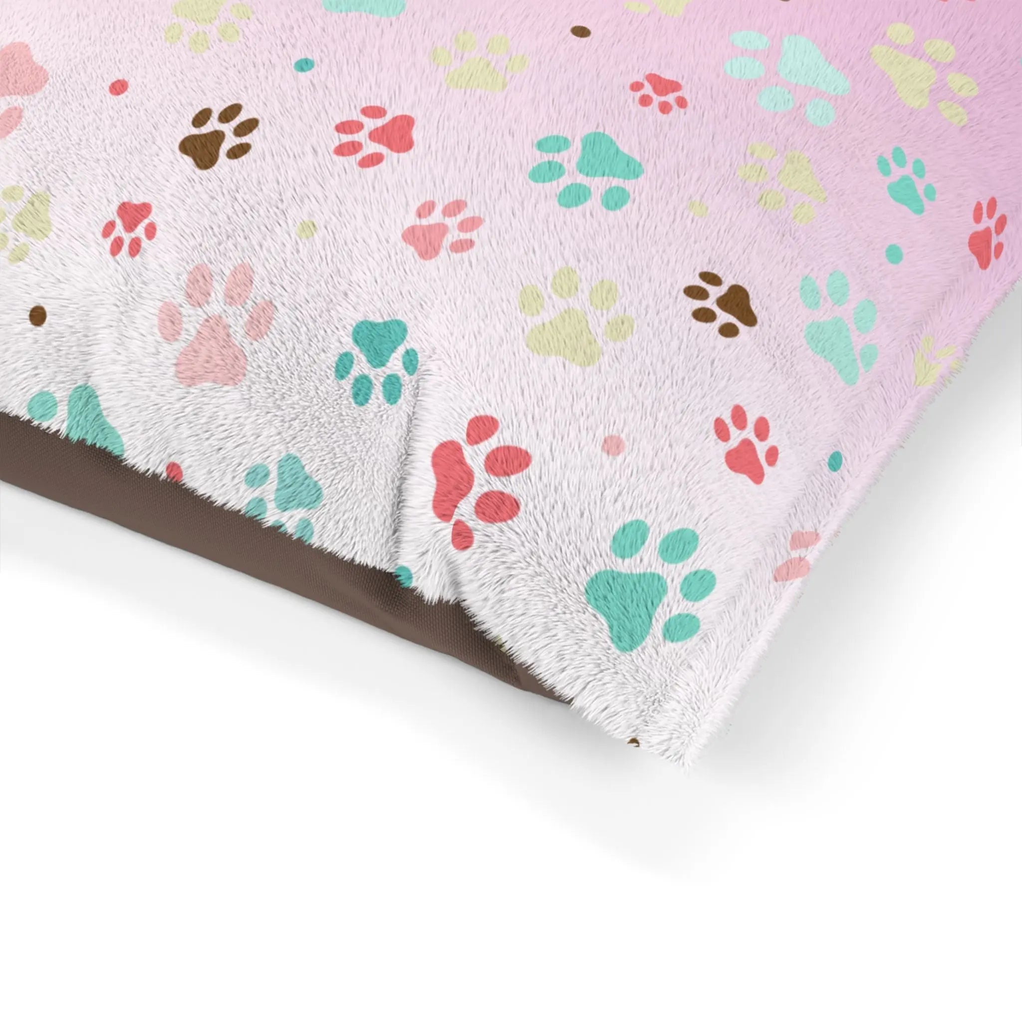 Confetti Paws — Playful Paw Print Pet Bed