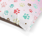 Confetti Paws — Playful Paw Print Pet Bed
