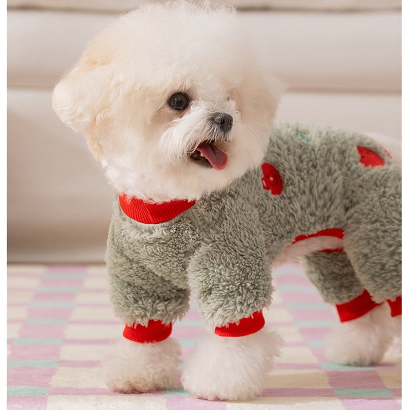 Wholesale Of Dog Clothes, Autumn And Winter Warm Four-legged Clothes, Small And Medium-sized Dog Teddy Bichon Frise Fleece Clothes, And Cat Pet Clothing
