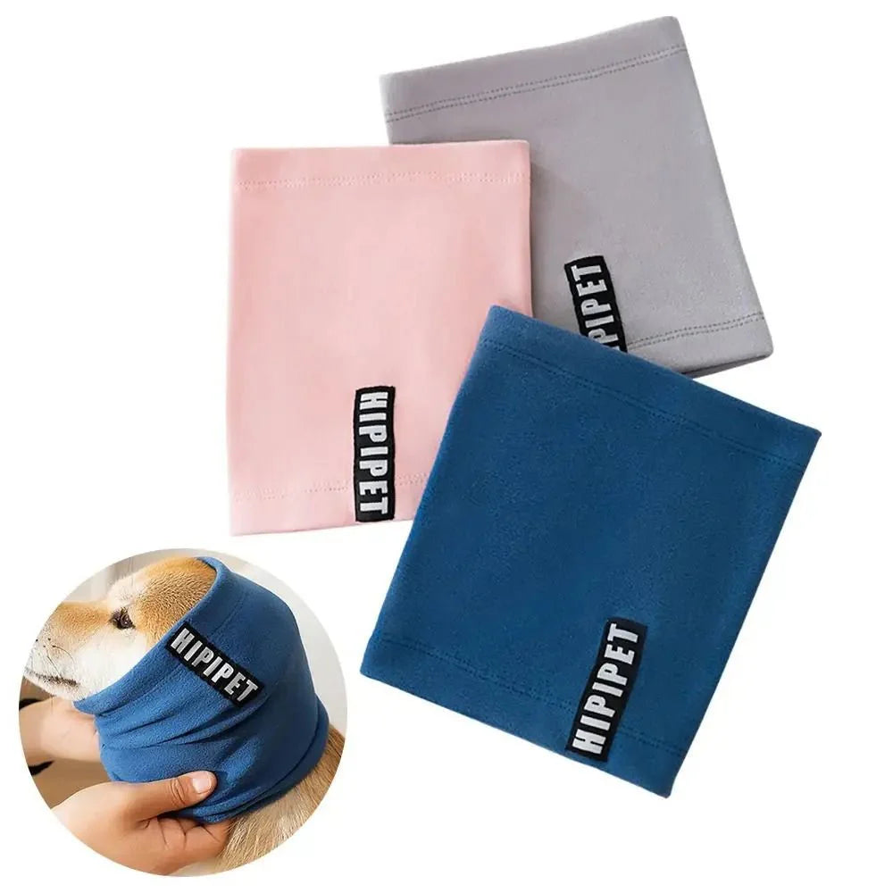 Dog Calming Earmuffs | Soft Noise-Reducing Snood for Dogs and Cats