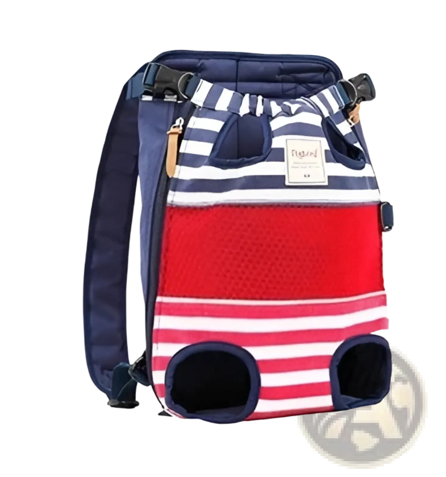 Dog Carrier Backpack Striped Breathable Pet Bag