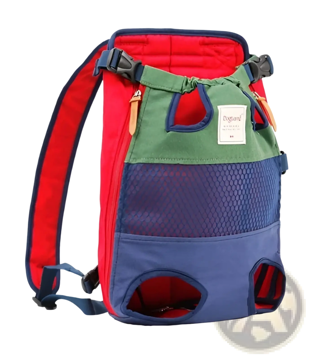 Dog Carrier Backpack Striped Breathable Pet Bag