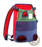 Dog Carrier Backpack Striped Breathable Pet Bag