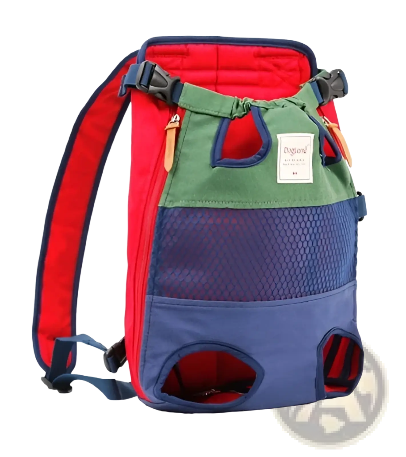 Dog Carrier Backpack Striped Breathable Pet Bag