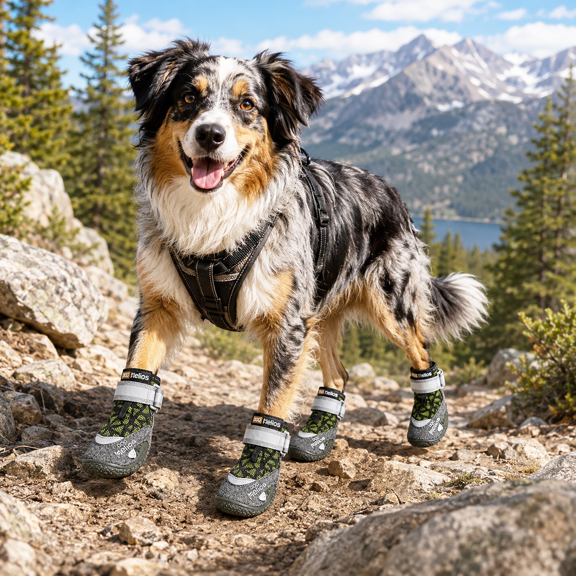 Dog Helios 'Surface' Premium Grip Performance Dog Shoes - Set Of 4