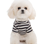 Dog Clothes, Autumn And Winter Striped Animal Base Shirts, Teddy Bichon Frise, Small And Medium-sized Dog, Cat Two-legged Pet Clothes