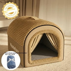 Winter-thickened Four-season Universal Enclosed Cat Bed