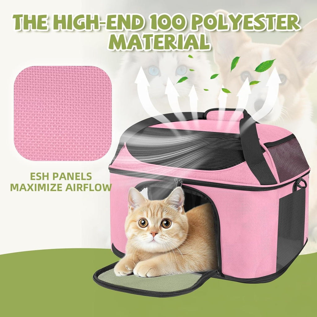 Cat Carrier Backpack Airline Approved Soft Sided Pet Carrier up to 20Lbs
