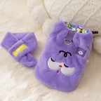 Autumn And Winter Korean Version New Dog Cute Cartoon Little Bear Sportswear Cat Teddy Pet Clothing With Scarf