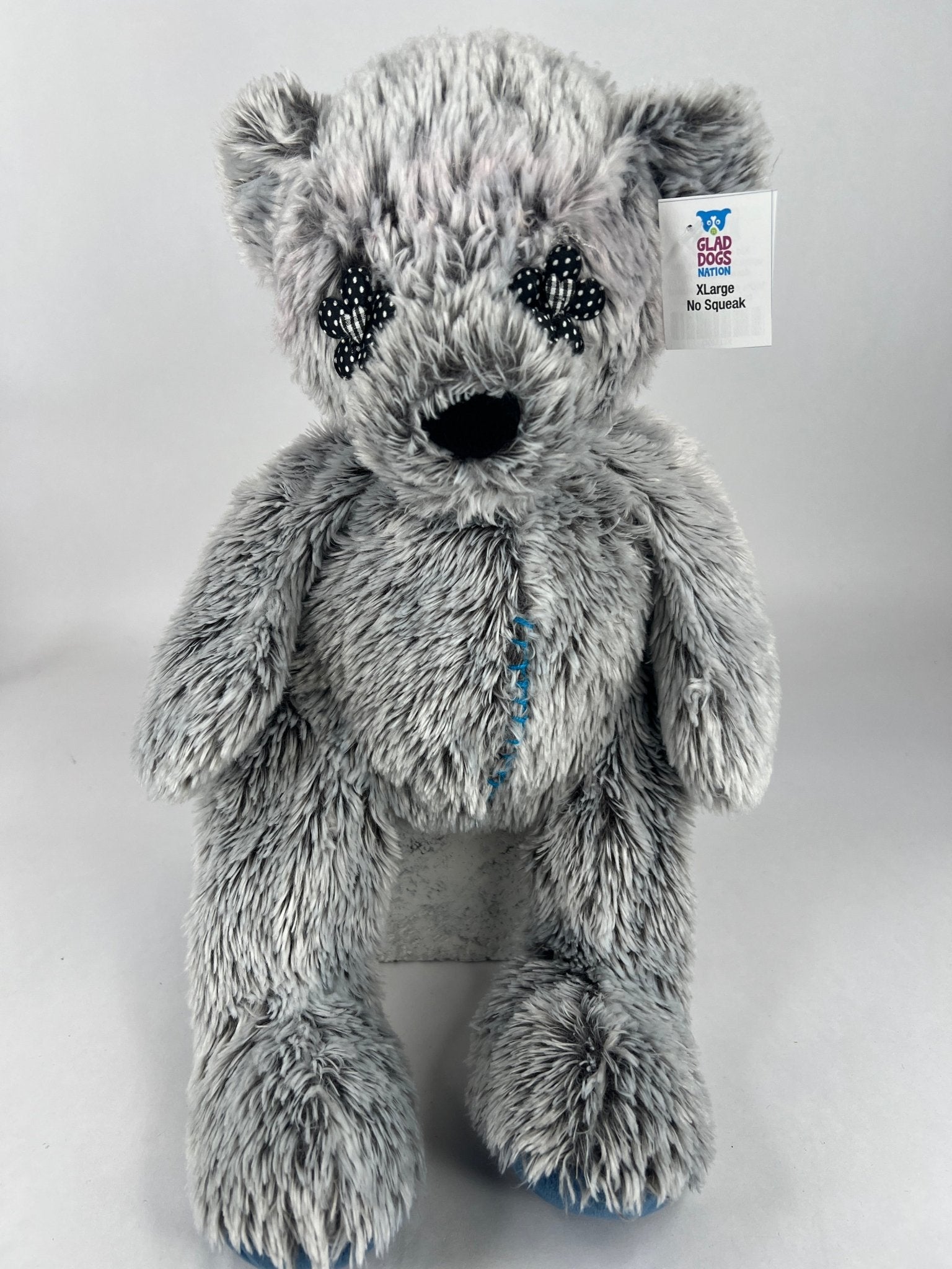 Extra Large / XL Stuffed & NO SQUEAK Squeakerless Quiet Zone Dog Toys: 15"-20"