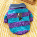 Leash Hole And Collar Winter Thick Warm Cozy Sweater For Small Medium Breeds, For Teddy Dachshunds Yorkies Cats