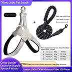 Dog Leash Wholesale Cross-Border New Vest-Style Harness Breathable Y-Shaped Reflective Thickened Outdoor Dog Walking Leash