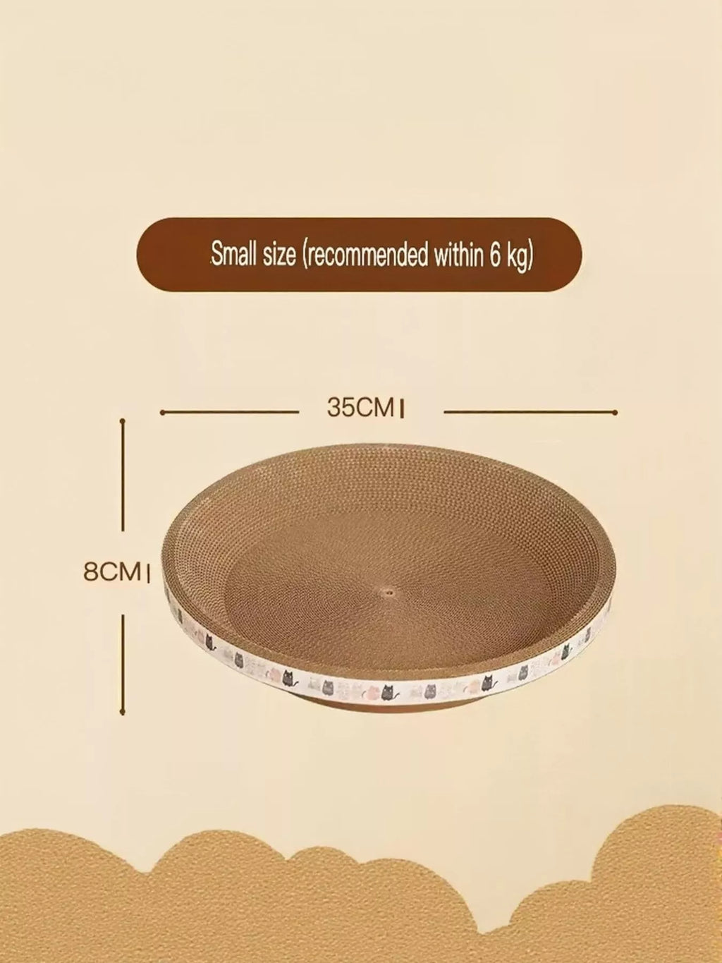 Wear-Resistant Cat Scratching Lounge Bed