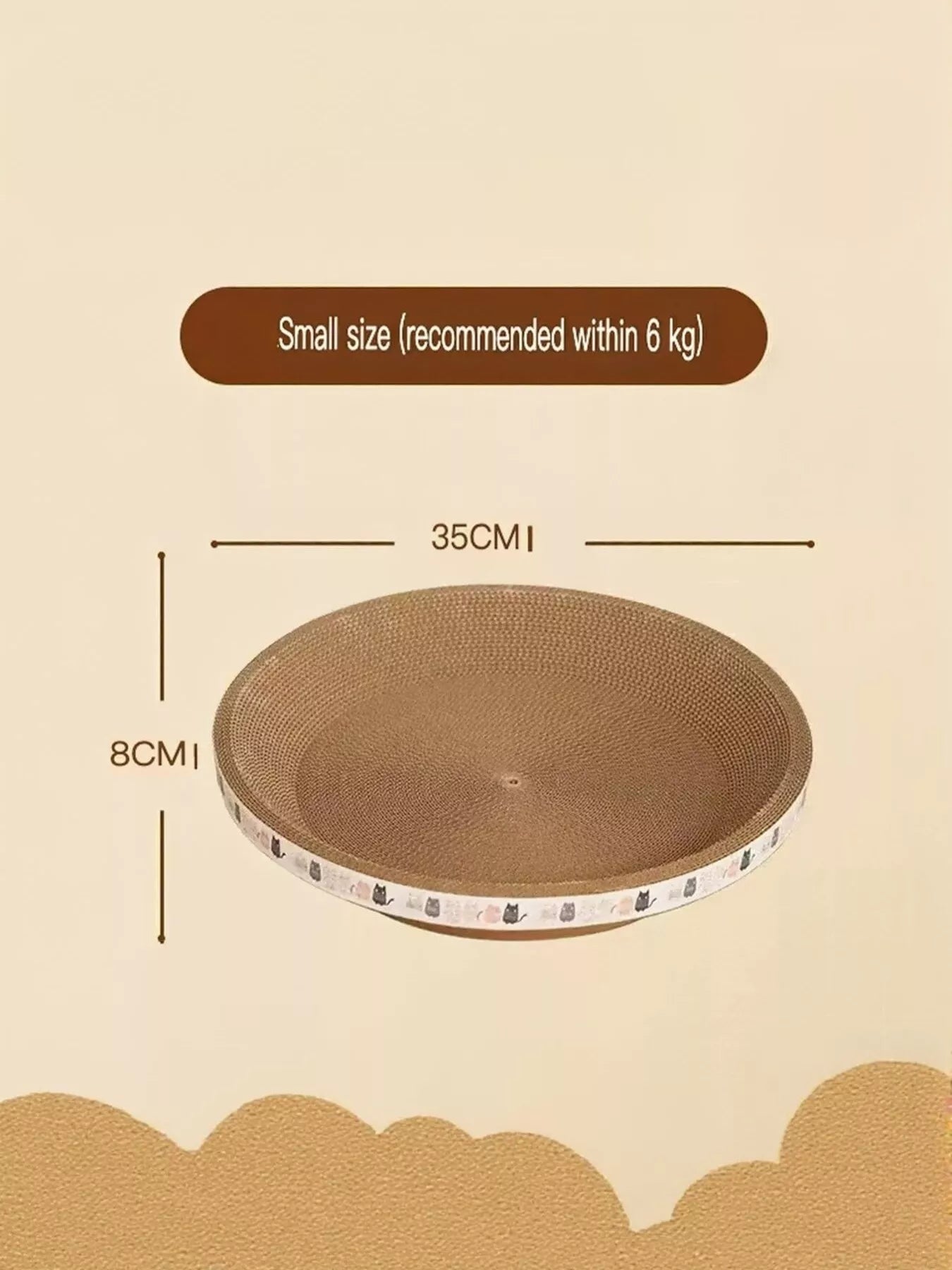 Wear-Resistant Cat Scratching Lounge Bed