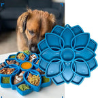 Popular Spot Pet Slow Food Tray Easy To Clean Energy-consuming Hard And Bite-resistant Cat And Dog Licking Tray Feeding Mat