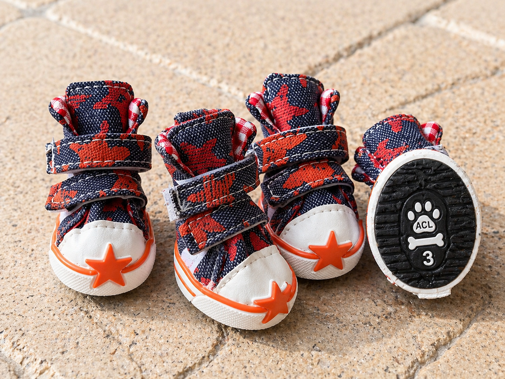 Dog Shoes Non-Slip Paw Protector | Breathable Dog Boots for Small & Medium Dogs sneakers