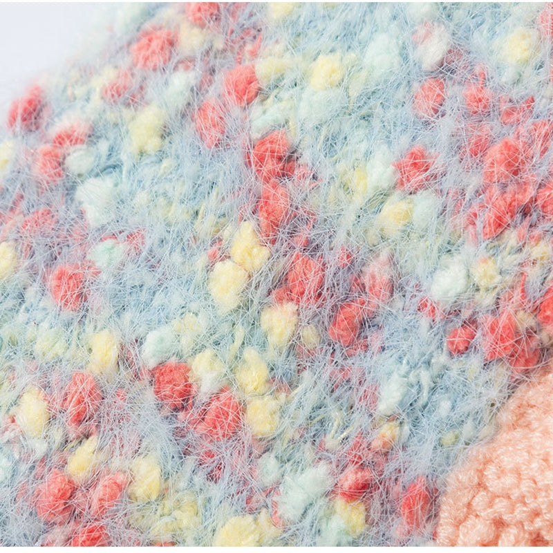 Autumn And Winter Pet Sweaters, Three-dimensional Bear Floral Yarn, Small And Medium-sized Dog Bichon Frise Yorkshire Terrier Pullover, Cat And Dog Clothes