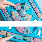 Pet Dog Puzzle Toy Interactive Eat Slowly Feeder Food Dispenser Pet Improve IQ Slowly Eating Bowl NonSlip Cat Dog Training Game