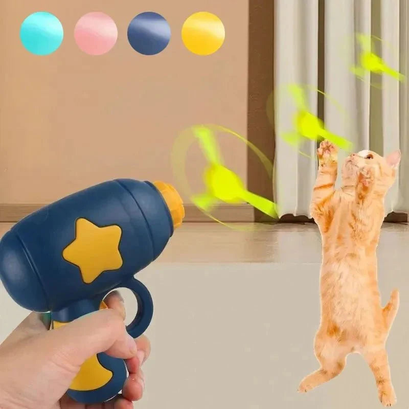 Cat Flying Disc Launcher | Interactive Toy for Kitten Training