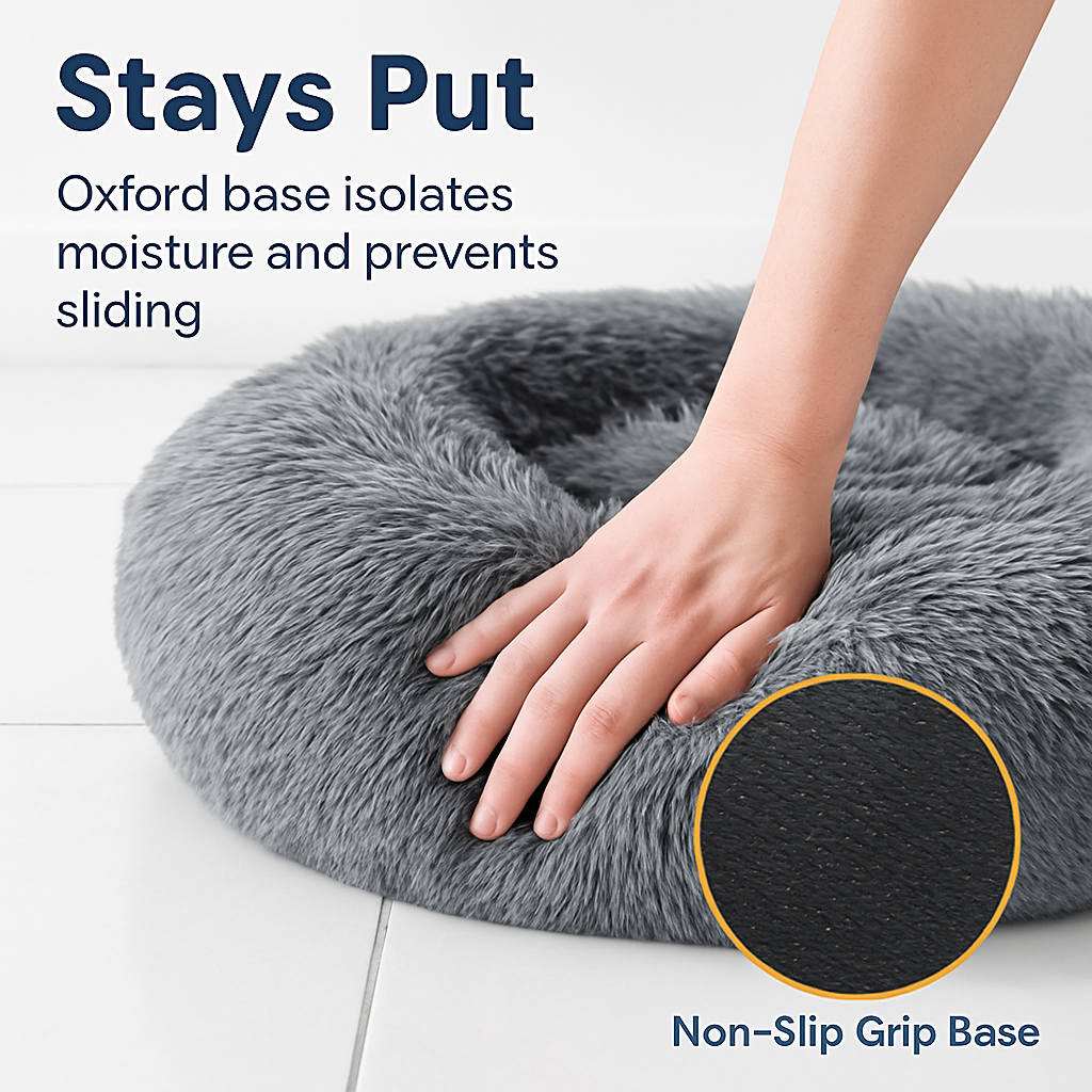 Pet Dog Bed: Warm Plush Nest for Dogs & Cats
