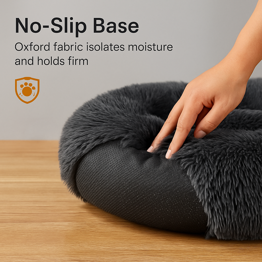 Pet Dog Bed: Warm Plush Nest for Dogs & Cats
