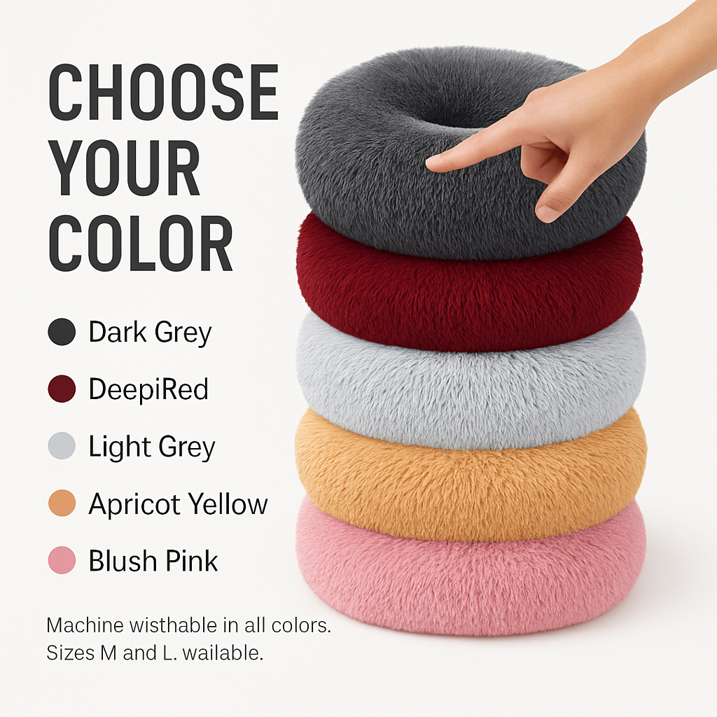 Pet Dog Bed: Warm Plush Nest for Dogs & Cats