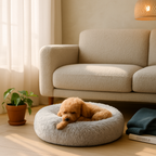 Pet Dog Bed: Warm Plush Nest for Dogs & Cats