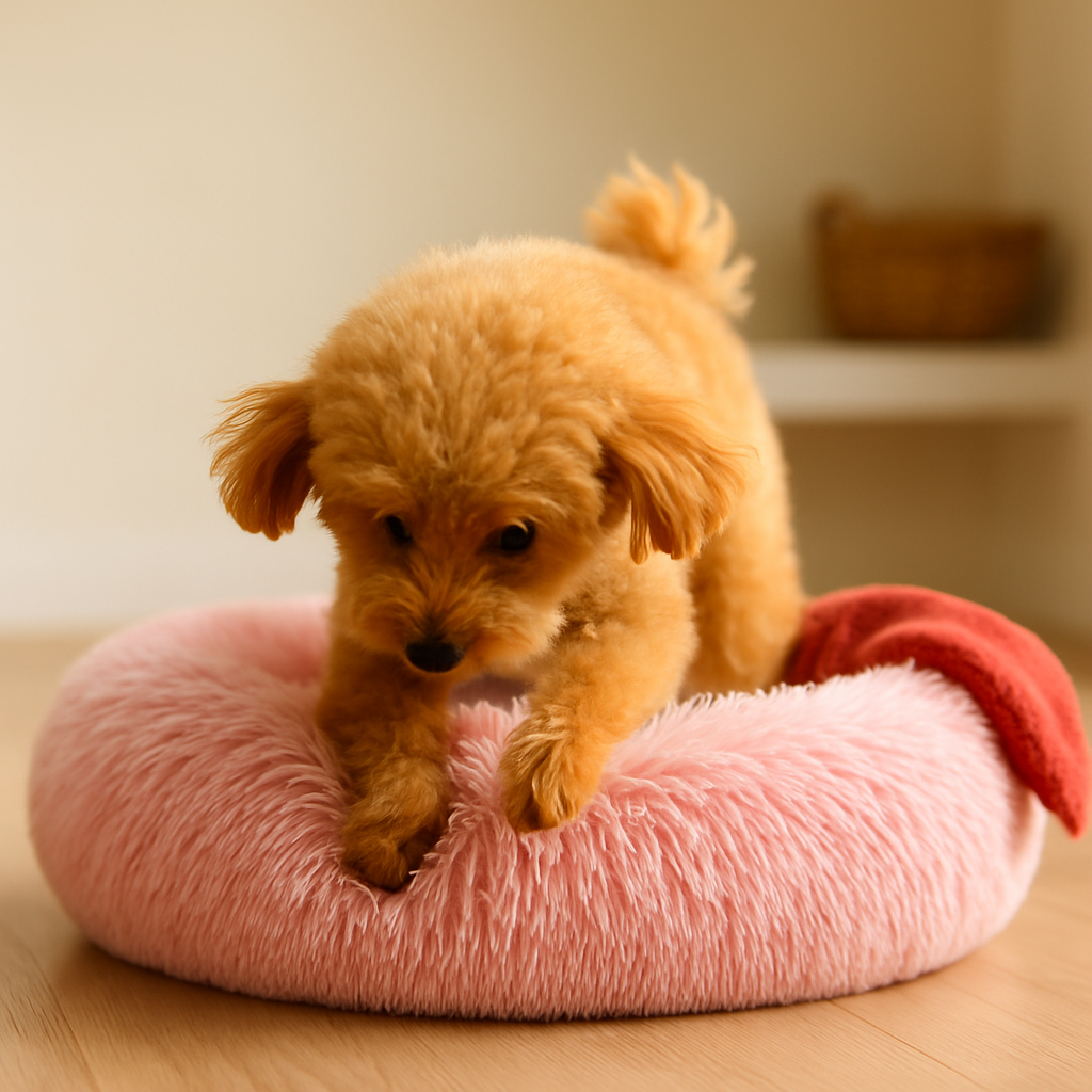 Pet Dog Bed: Warm Plush Nest for Dogs & Cats