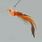 Hands-Free Feather Cat Wand with Bell | Suction Cup Interactive Toy for Hunting and Exercise