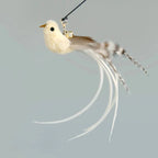 Hands-Free Feather Cat Wand with Bell | Suction Cup Interactive Toy for Hunting and Exercise