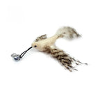 Hands-Free Feather Cat Wand with Bell | Suction Cup Interactive Toy for Hunting and Exercise