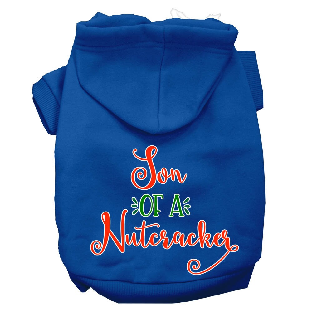 Christmas Pet Hoodie Screen Printed, "Son Of A Nutcracker"