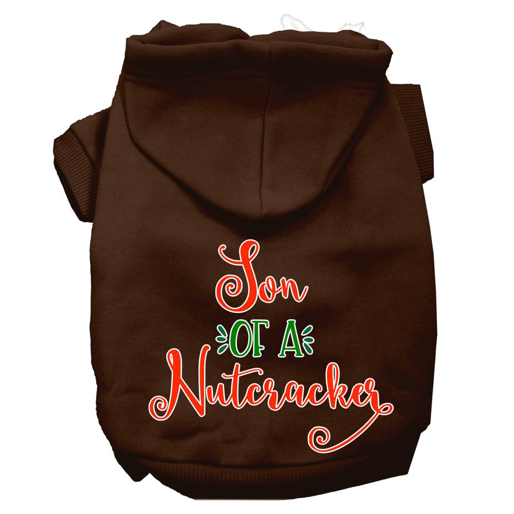 Christmas Pet Hoodie Screen Printed, "Son Of A Nutcracker"