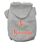 Christmas Pet Hoodie Screen Printed, "Son Of A Nutcracker"