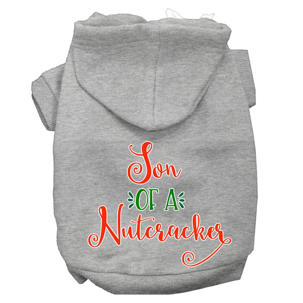 Christmas Pet Hoodie Screen Printed, "Son Of A Nutcracker"