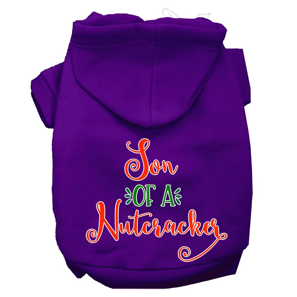 Christmas Pet Hoodie Screen Printed, "Son Of A Nutcracker"