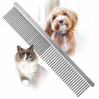 Jeffers Flat Back Pet Grooming Combs