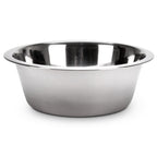 Jeffers Standard-Weight Stainless Steel Food & Water Pet Bowls