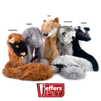 Jeffers Thinnies Unstuffed Plush Dog Toys, 21"L