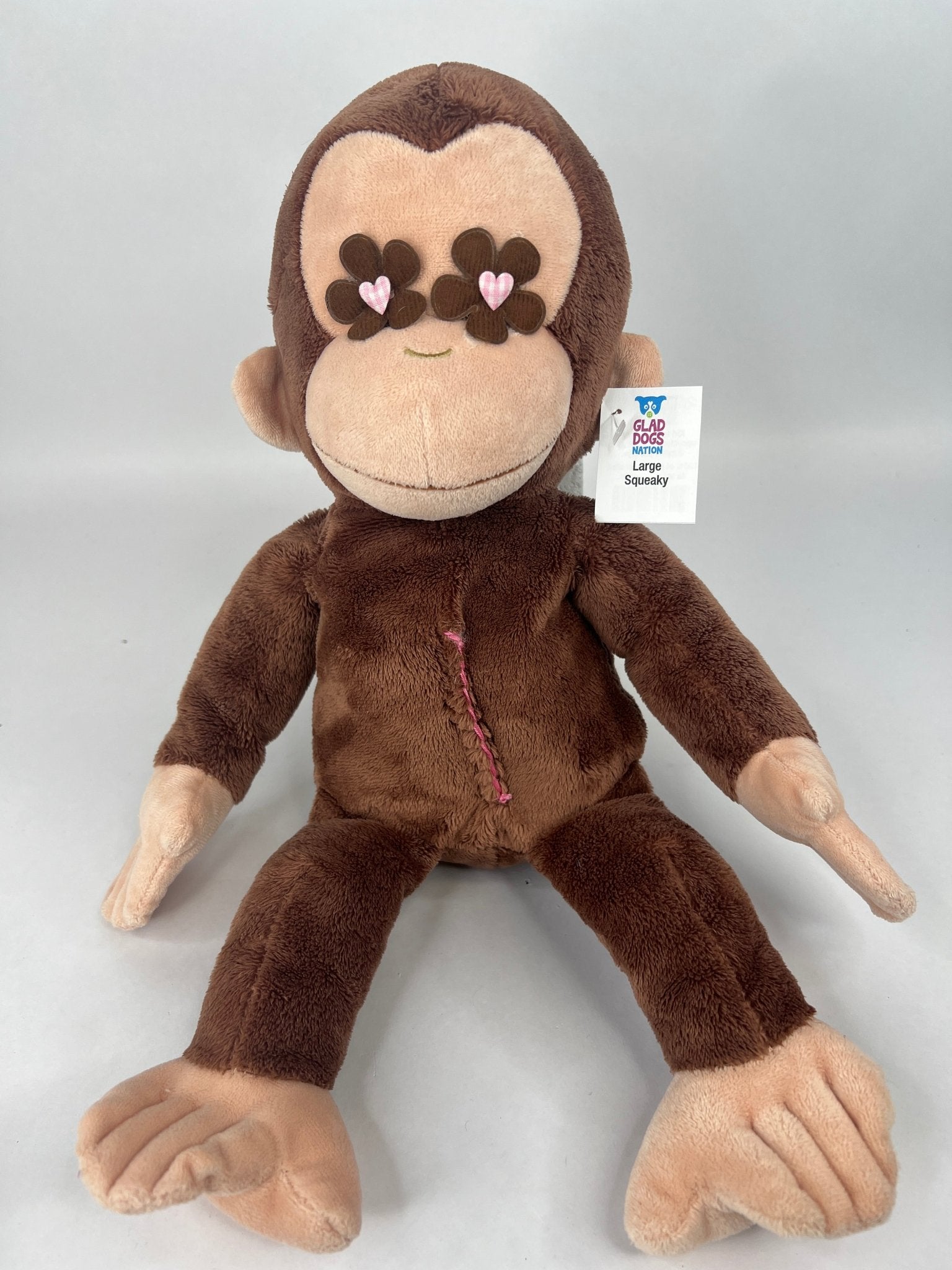 Large Cartoon Character Squeak & NO Squeak Dog Toys: 11"-14"