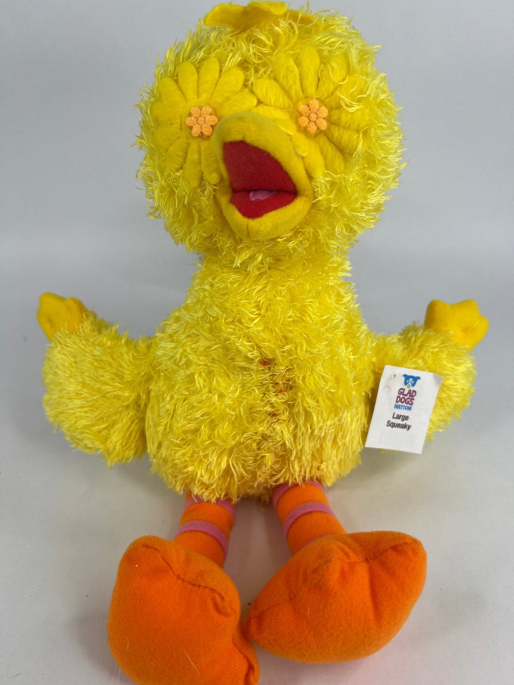 Large Cartoon Character Squeak & NO Squeak Dog Toys: 11"-14"
